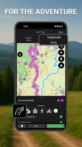 Stegra.io - Motorcycle GPS screenshot