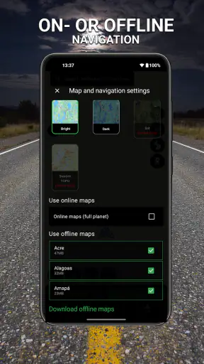 Stegra.io - Motorcycle GPS screenshot