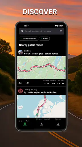 Stegra.io - Motorcycle GPS screenshot