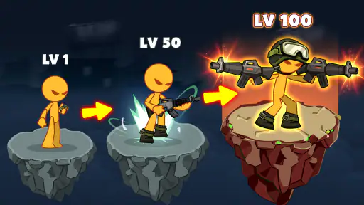Stickman War: Epic Idle RPG screenshot