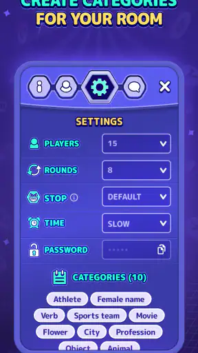 StopotS - The Categories Game screenshot