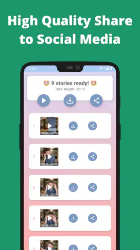 Story Cutter: Lange Videoer screenshot