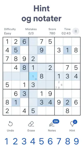 Sudoku.com - Logikk-spill screenshot