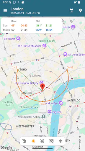 Sun Position: Sunrise & Sunset screenshot