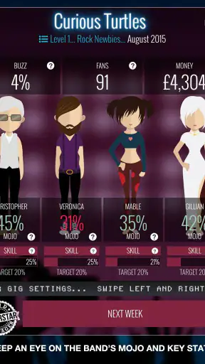 Superstar Band Manager screenshot