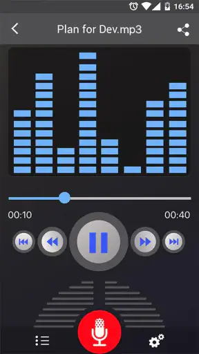 Taleopptaker screenshot