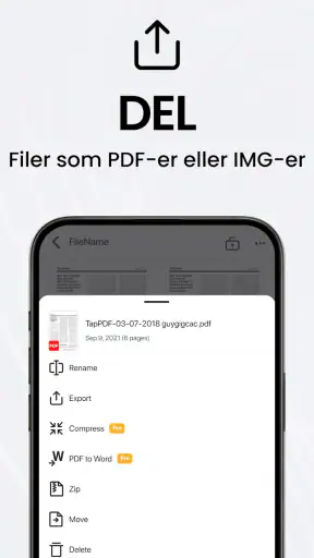 TapScanner - Skann til PDF screenshot