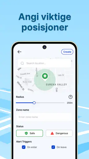Telefonsporing – GPS-posisjon screenshot