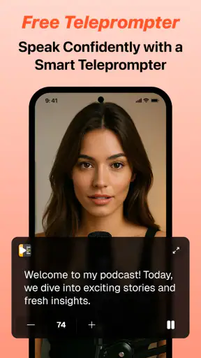 Teleprompter For Video & Audio screenshot