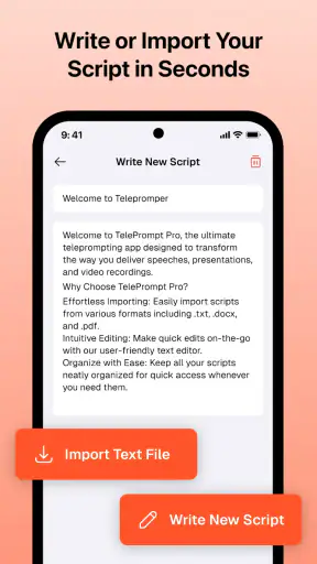 Teleprompter For Video & Audio screenshot
