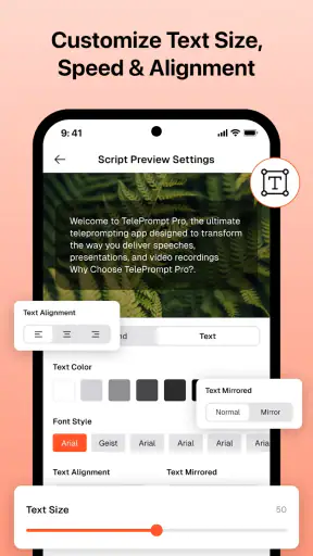 Teleprompter For Video & Audio screenshot