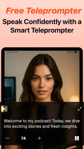Teleprompter For Video & Audio screenshot