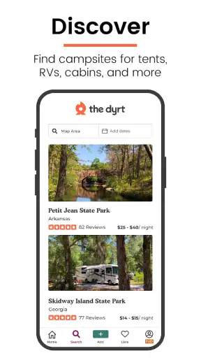 The Dyrt: RV & Free Camping screenshot
