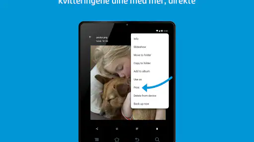 Tilleggsmodulutskriftstjeneste screenshot