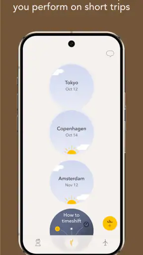 Timeshifter® Jet Lag screenshot