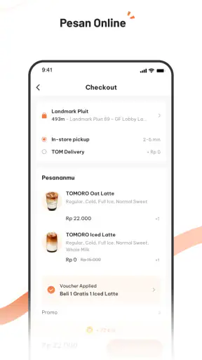 TOMORO COFFEE screenshot