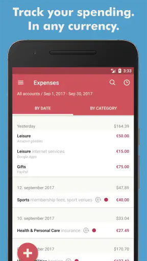 Toshl Finance - budget manager screenshot