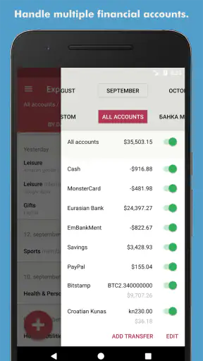 Toshl Finance - budget manager screenshot