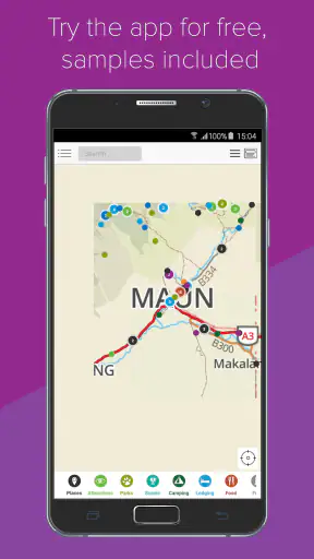 Tracks4Africa Guide screenshot