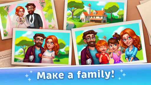 Travel Merge Family－Puslespill screenshot