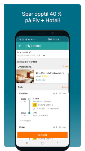 Travellink: Billige Flyreiser screenshot