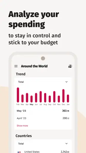 TravelSpend: Travel Budget App screenshot