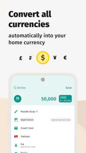 TravelSpend: Travel Budget App screenshot