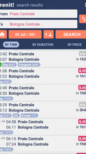Trenit - find Trains in Italy screenshot