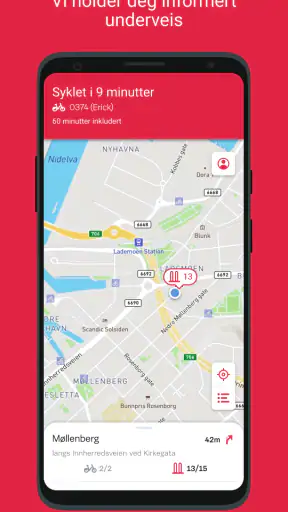 Trondheim Bysykkel screenshot