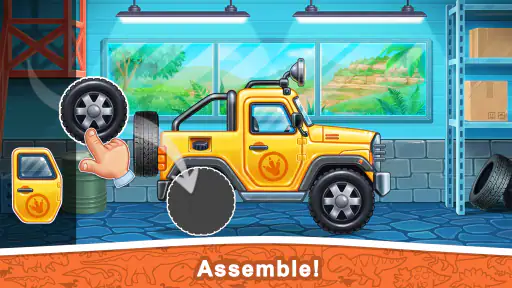 Truck, Dinosaur Games for Kids screenshot