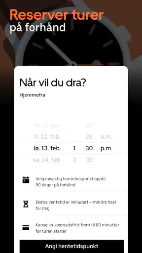 Uber - Be om skyss screenshot