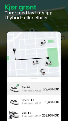 Uber - Be om skyss screenshot