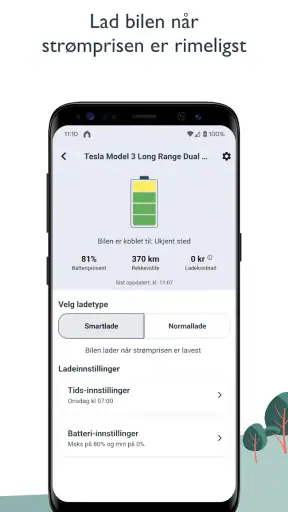 Ustekveikja Energi – KundeApp screenshot