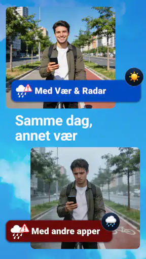 Vær & Radar med Regnradar screenshot
