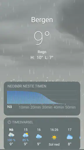 Været screenshot