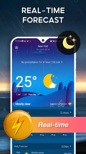 Værmelding - direkte vær screenshot