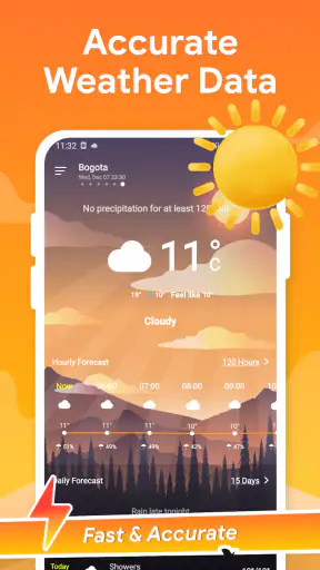 Værmelding - Radar og widgets screenshot