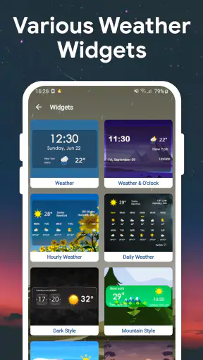 Værmelding - Radar og widgets screenshot