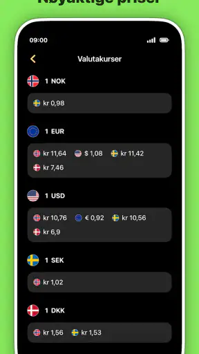 Valutakalkulator Neo screenshot