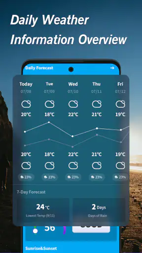 Varmt vær screenshot