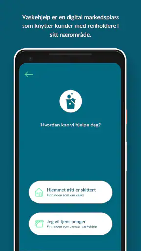 Vaskehjelp screenshot