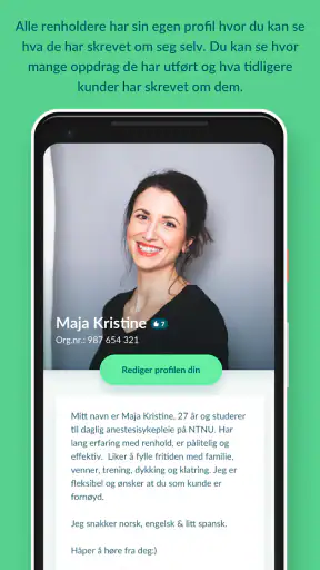 Vaskehjelp screenshot