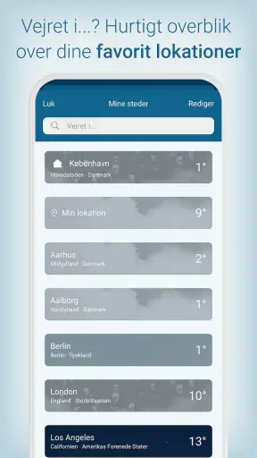 Vejr & Radar med RegnRadar screenshot