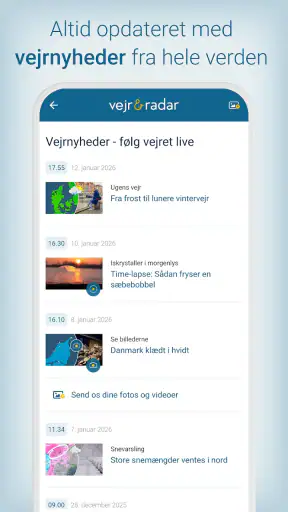 Vejr & Radar med RegnRadar screenshot
