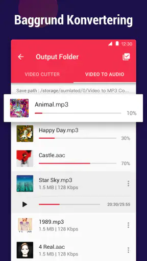 Video til MP3 Konverter screenshot