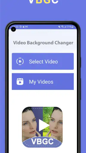 Videobakgrunnsveksler screenshot