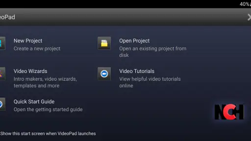 VideoPad Video Editor screenshot