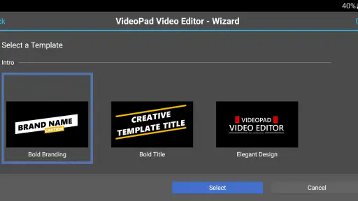 VideoPad Video Editor screenshot