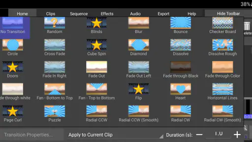 VideoPad Video Editor screenshot