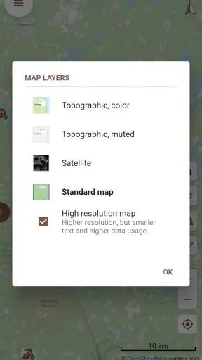 Vindskyddskartan (Shelter Map) screenshot